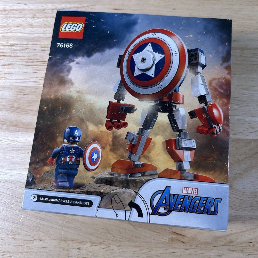LEGO Super Heroes: Captain America Mech Armor (76168) New